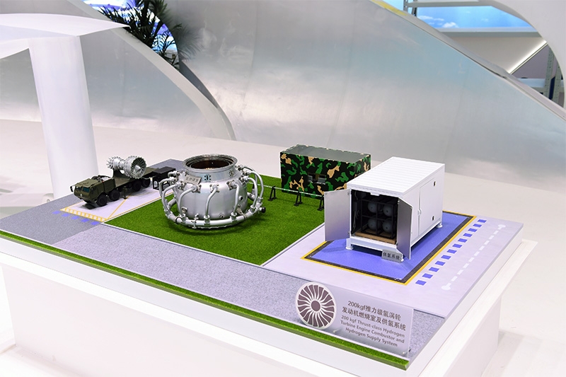 200kgf推力级氢涡轮发动机熄灭室及供氢零碎